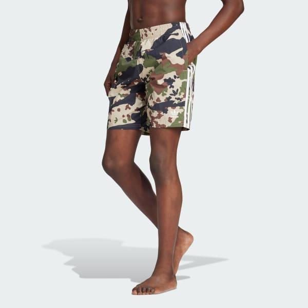 Camo Allover Print Swim Shorts Product Image