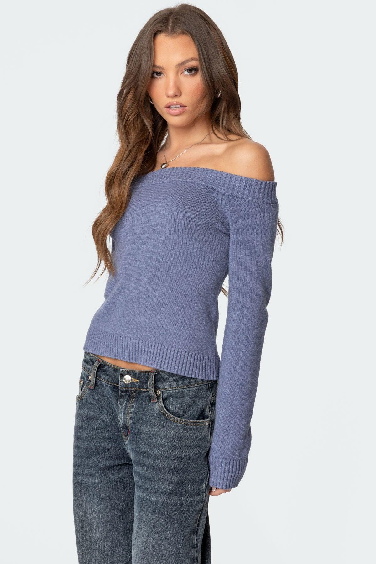 Elona Off Shoulder Knit Top Product Image