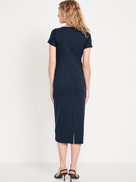 Square-Neck Midi Dress Product Image