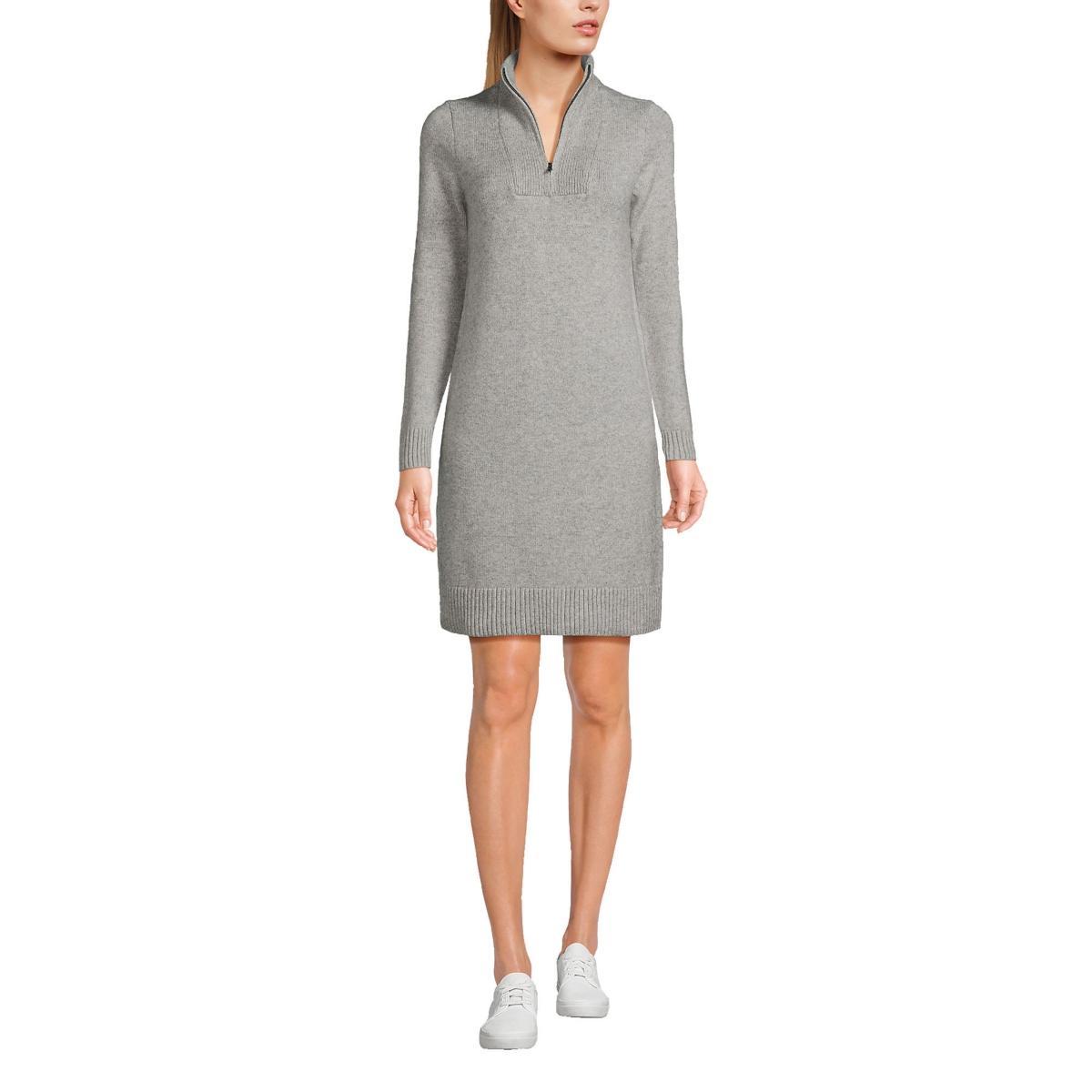 Lands End Womens Cozy Lofty Sweater Dress Product Image