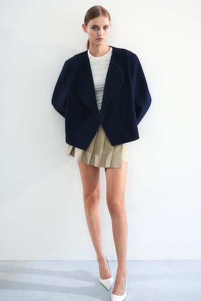 Felted Jacket with Shawl Collar Product Image