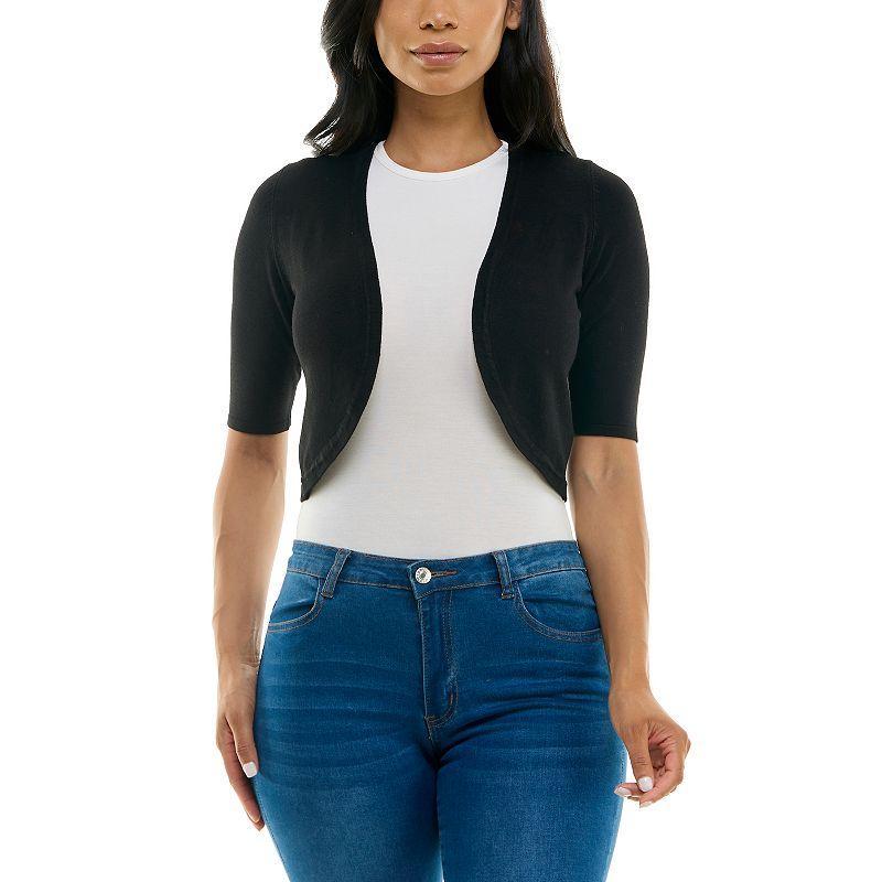 Womens Nina Leonard Curved Edge Bolero Product Image