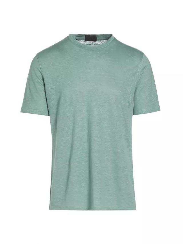 COLLECTION Linen Crewneck T-Shirt Product Image