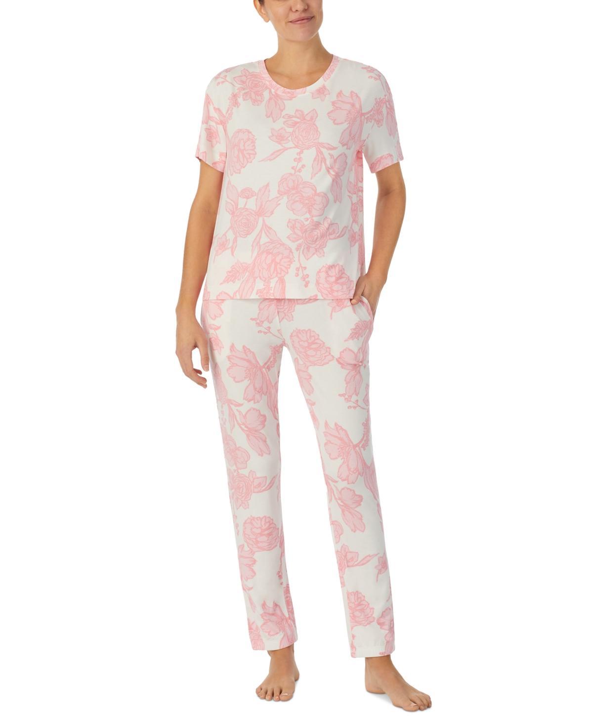 Sanctuary Womens 2-Pc. Printed Jogger Pajamas Set Product Image