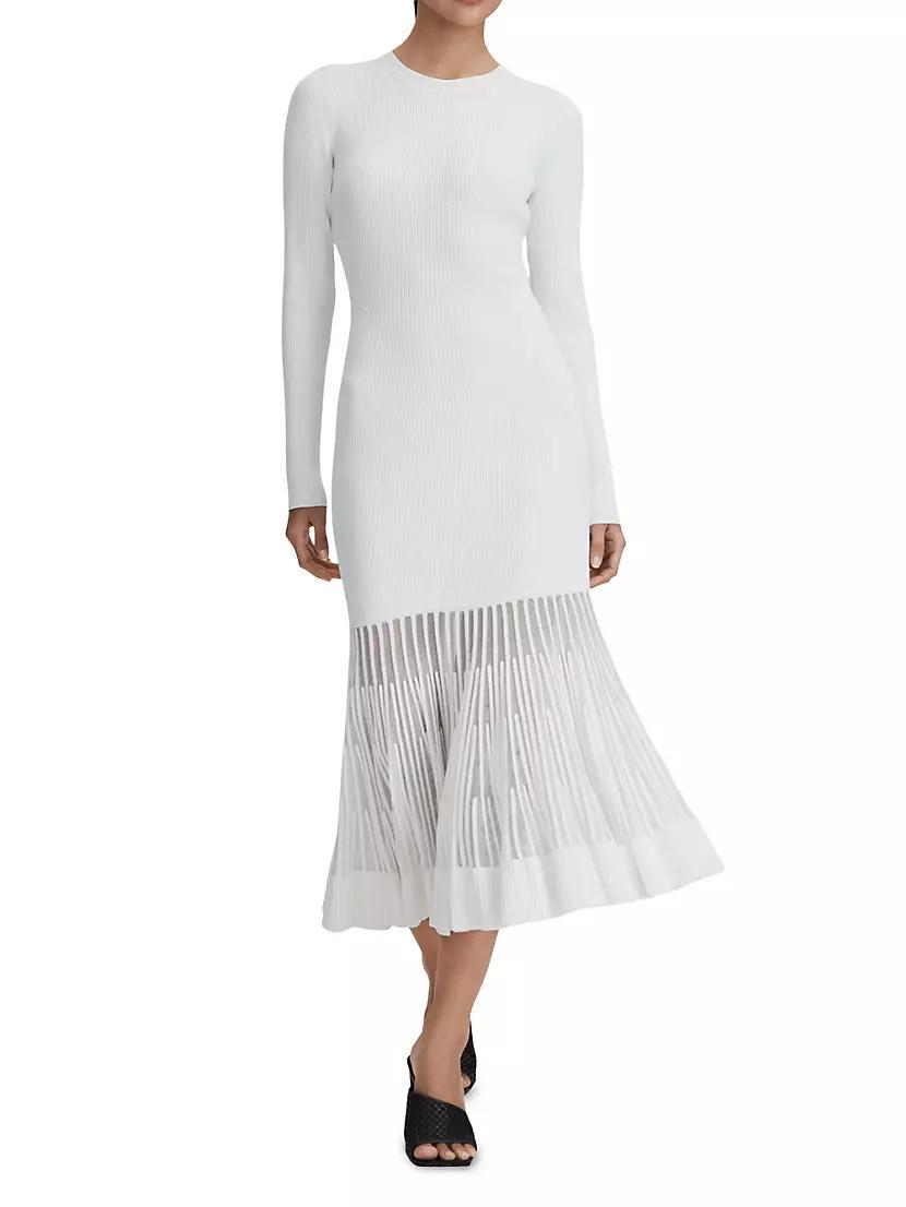 Tasmin Rib-Knit Midi-Dress Product Image