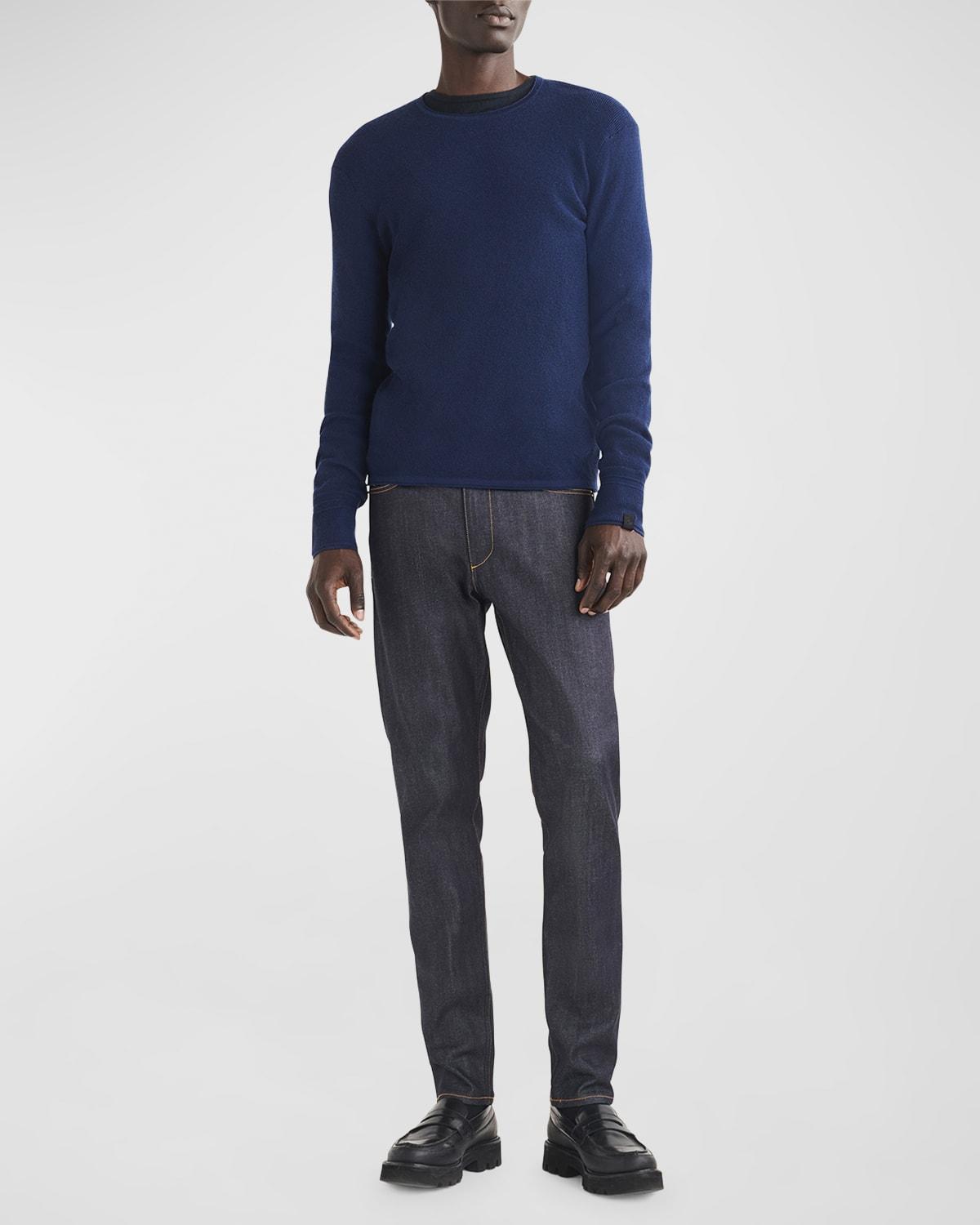 Mens Martin Crewneck Merino Wool-Blend Sweater Product Image