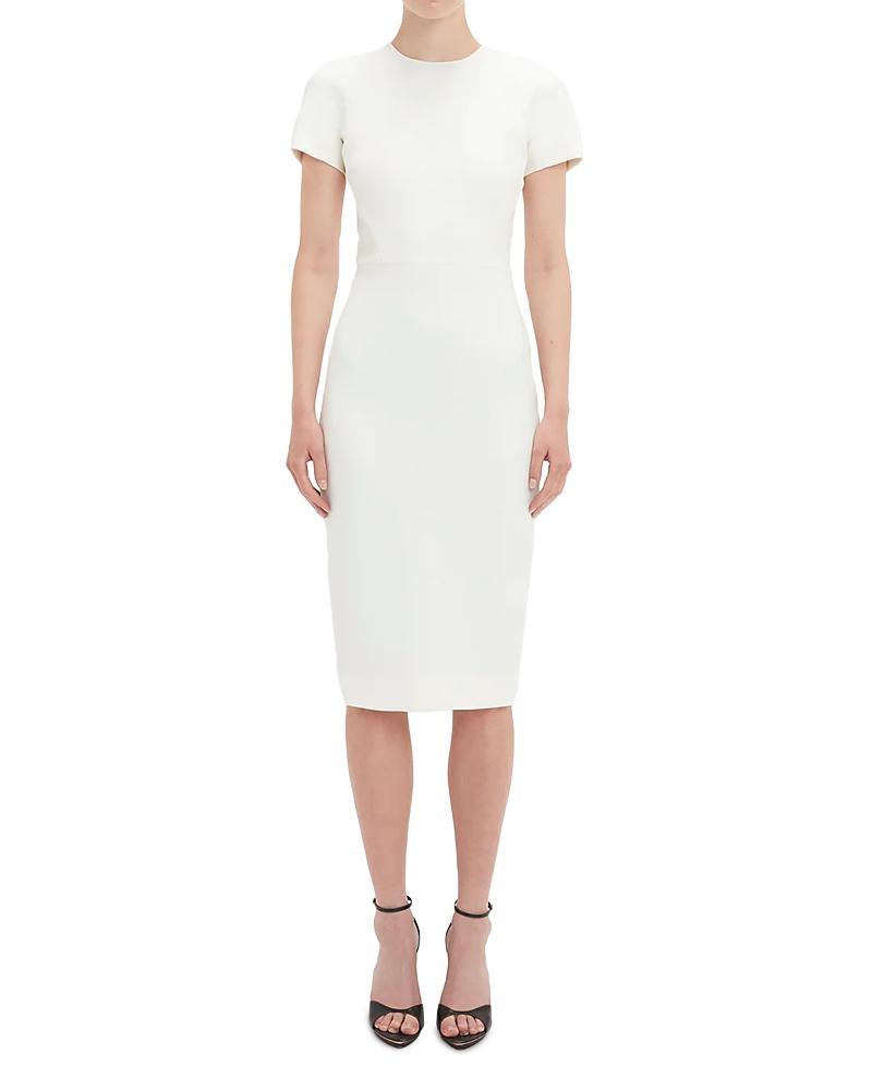 Victoria Beckham Crepe Sheath Dress Product Image