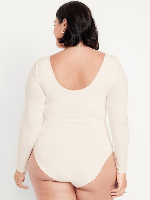 Double-Layer Scoop-Back Bodysuit Product Image