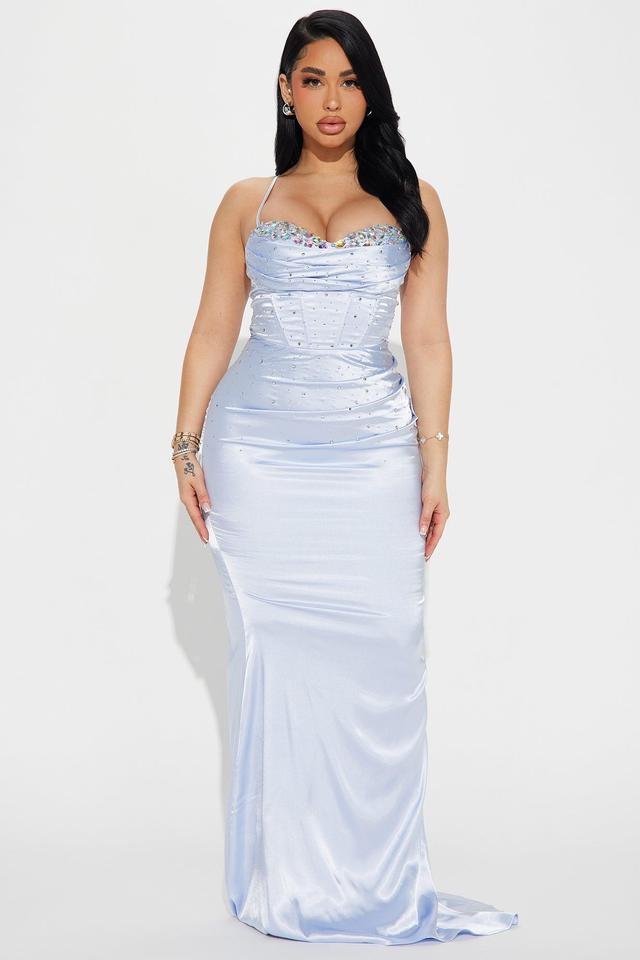 Clair Satin Gown - Lilac Product Image