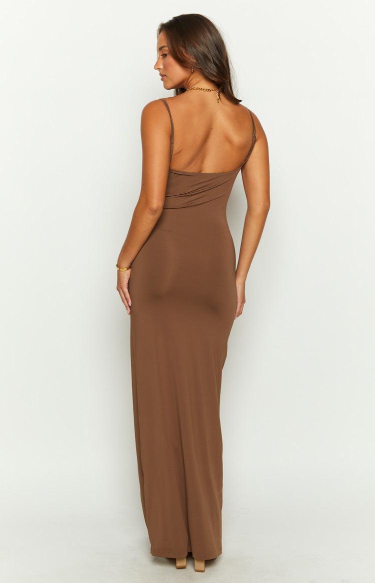 Jacinta Brown Maxi Dress Product Image