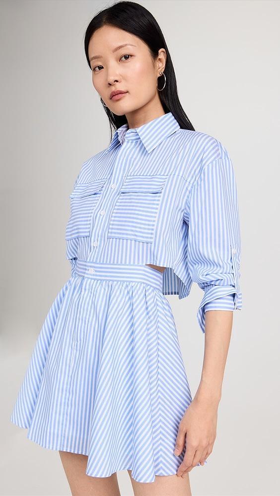 o.p.t Stripe Long Sleeve Dress | Shopbop Product Image