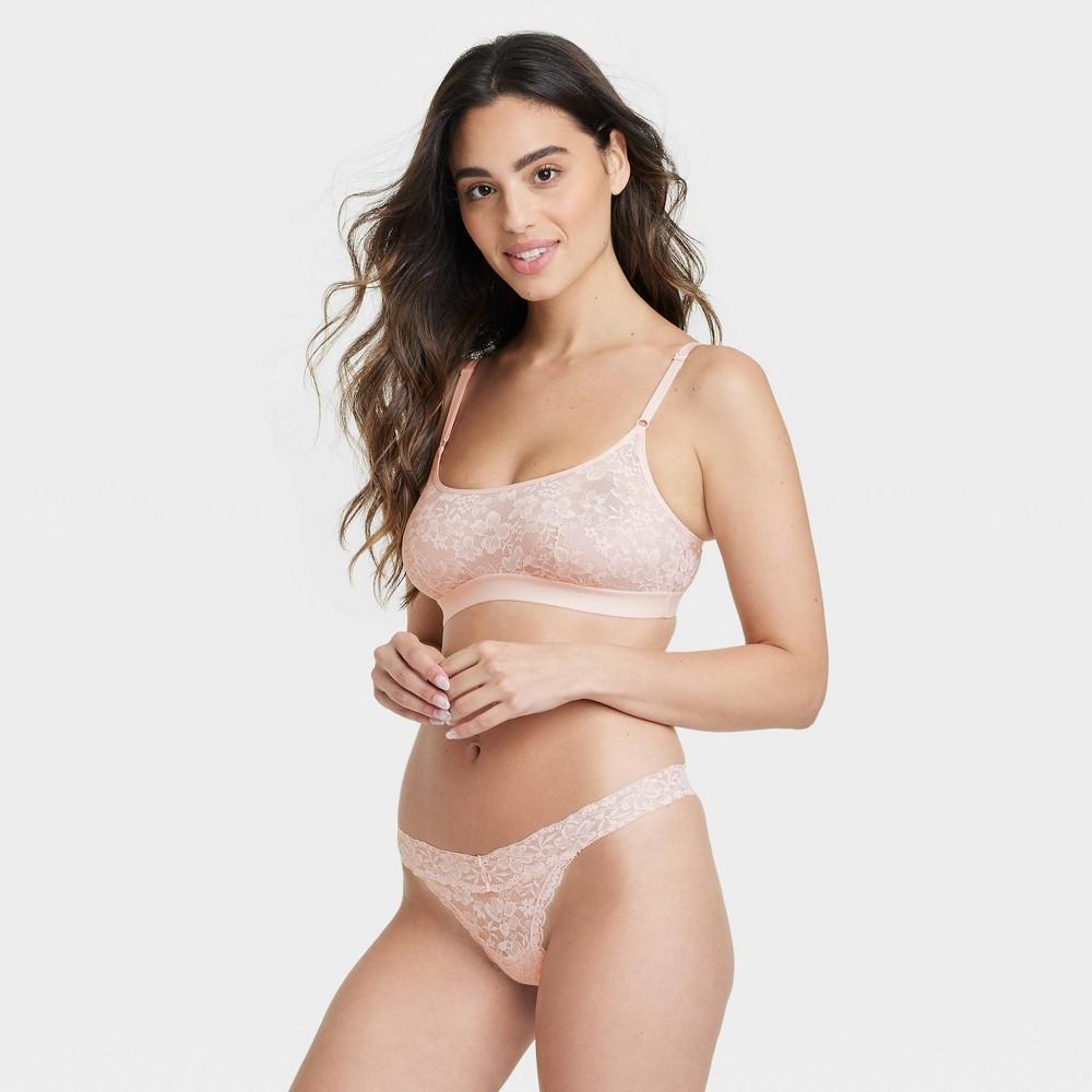 Womens Allover Lace Thong - Auden Baby XL Product Image