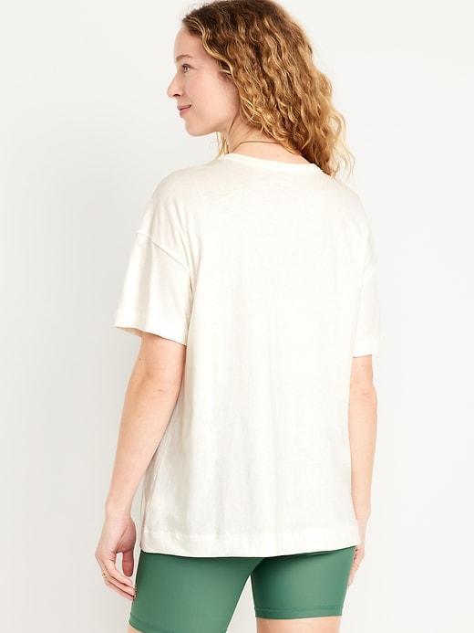 Oversized EveryWear Graphic Tunic T-Shirt Product Image