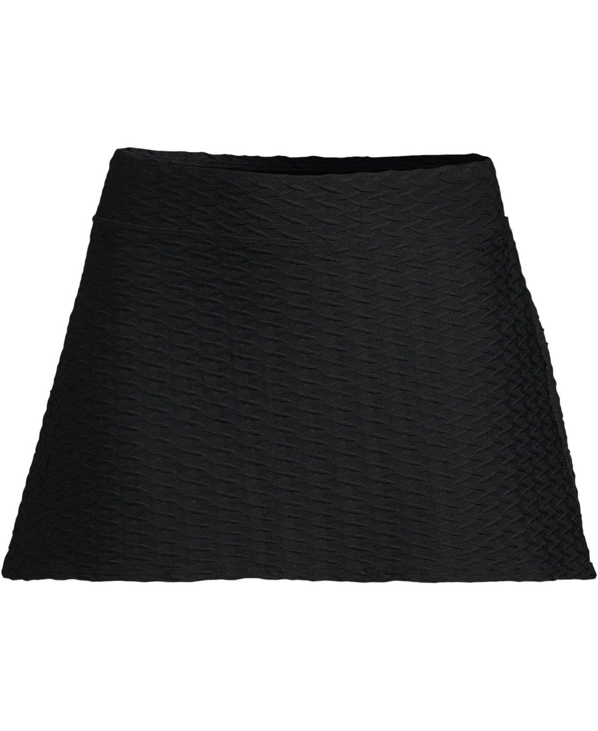 Lands End Womens Texture Swim Skirt Swim Bottoms Product Image