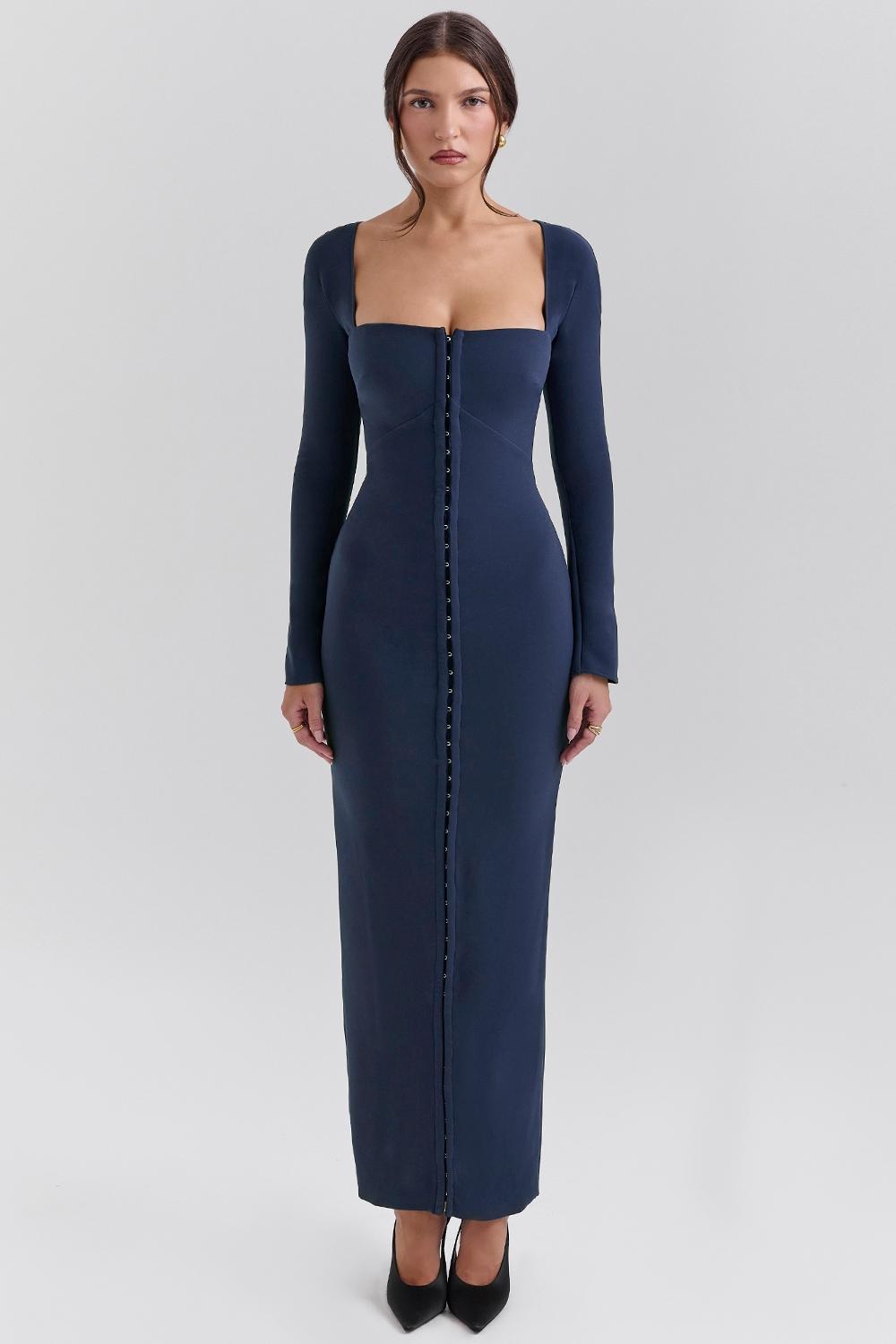 Corinthia Midnight BodyCon Maxi Dress Product Image