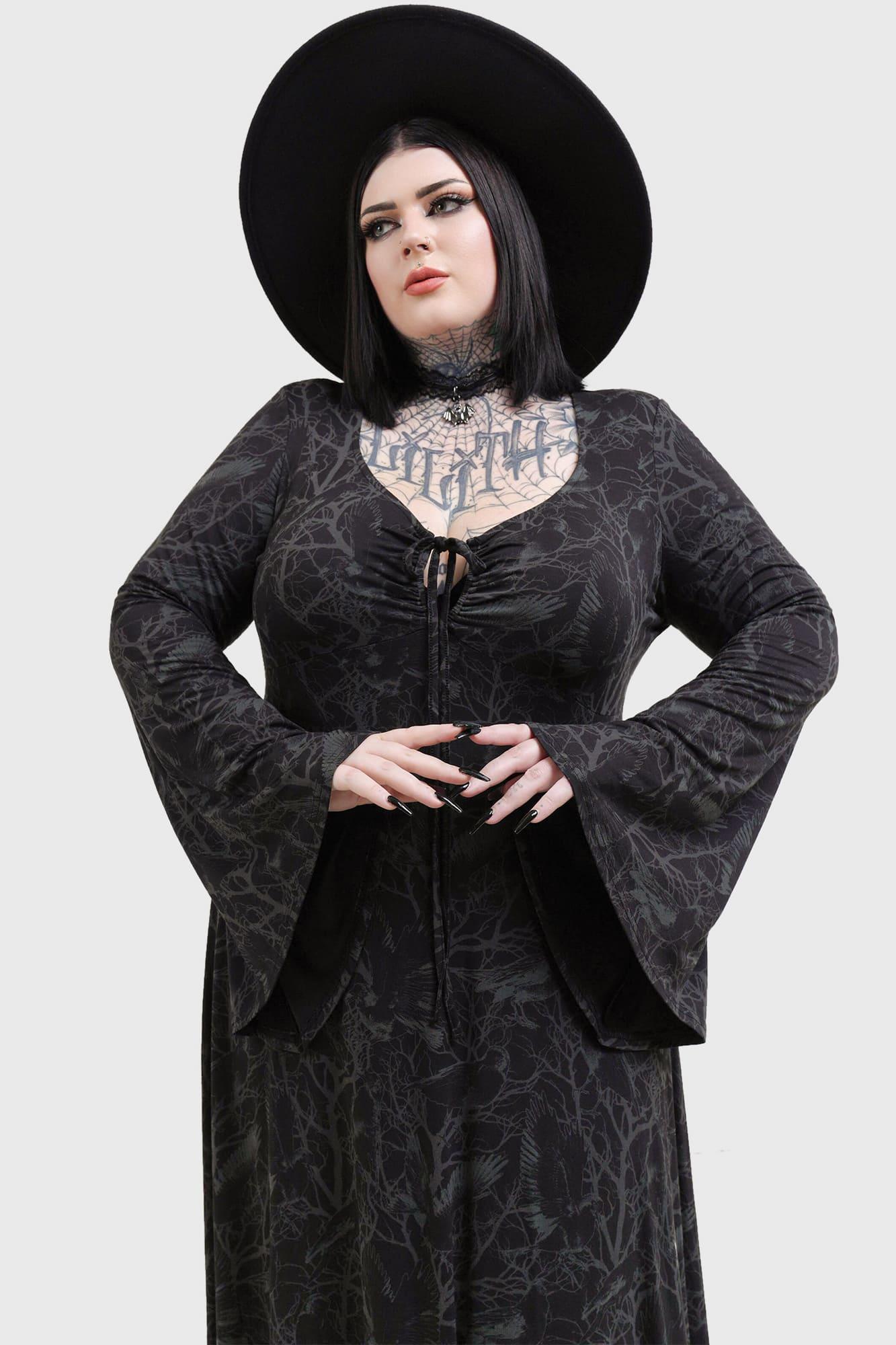 Raven Shade Dress [PLUS] Female Product Image