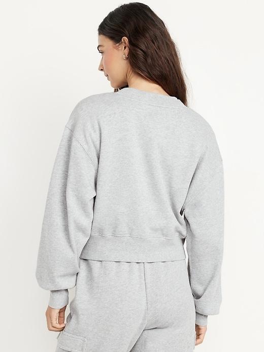 SoComfy Oversized V-Neck Sweatshirt Product Image