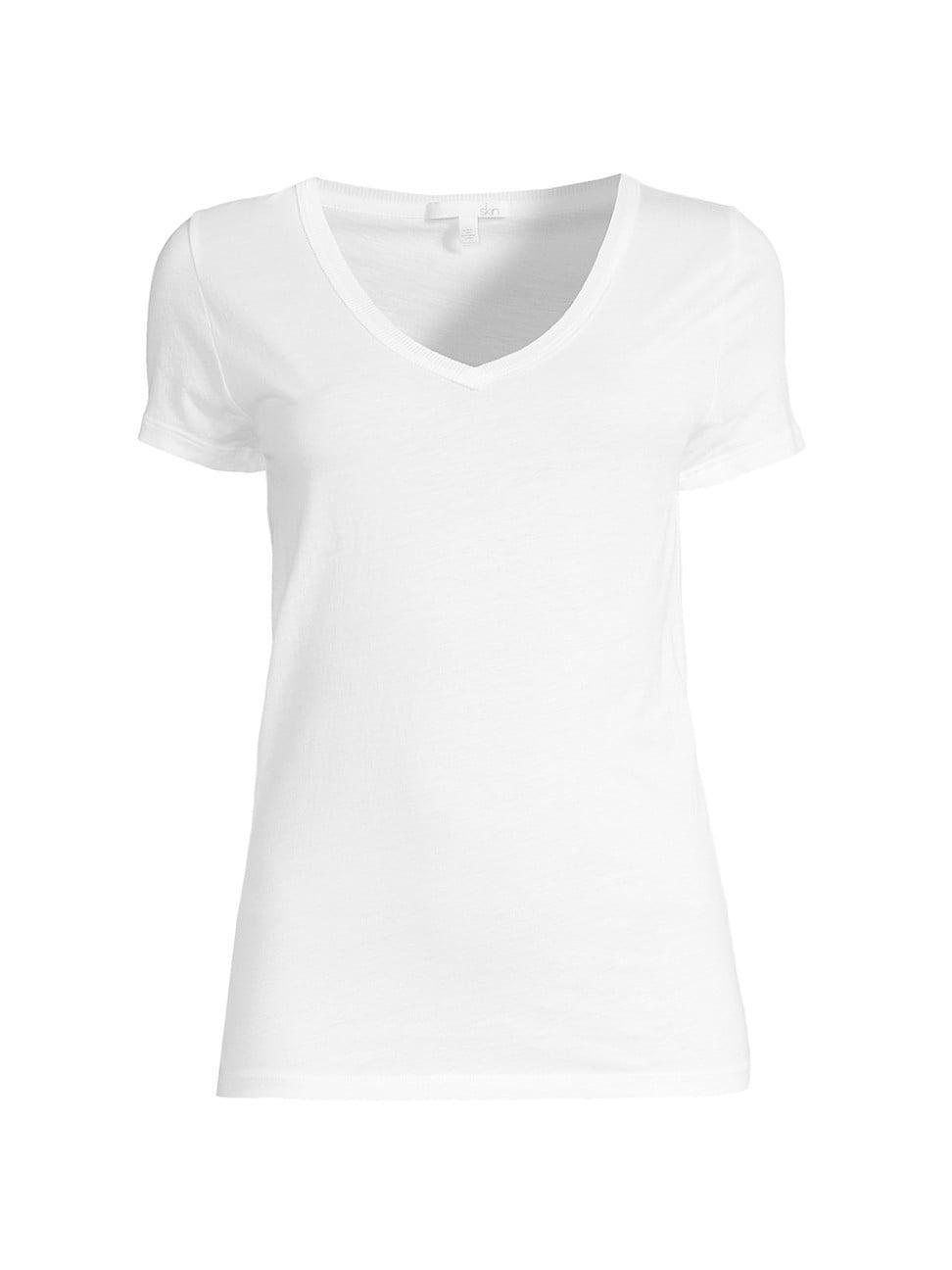 Womens Easy V-Neck Tee Product Image