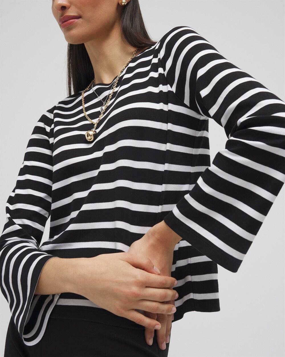 Striped Long Sleeve Tee Product Image