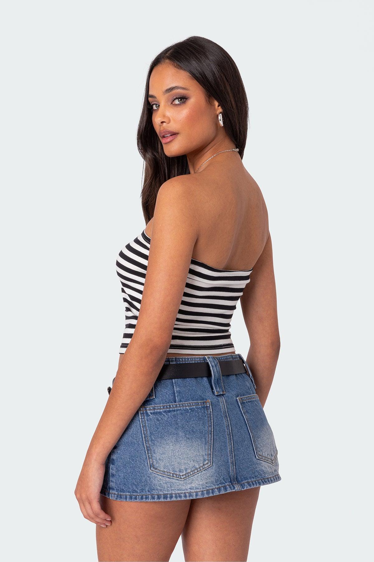 Alta Striped Tube Top Product Image