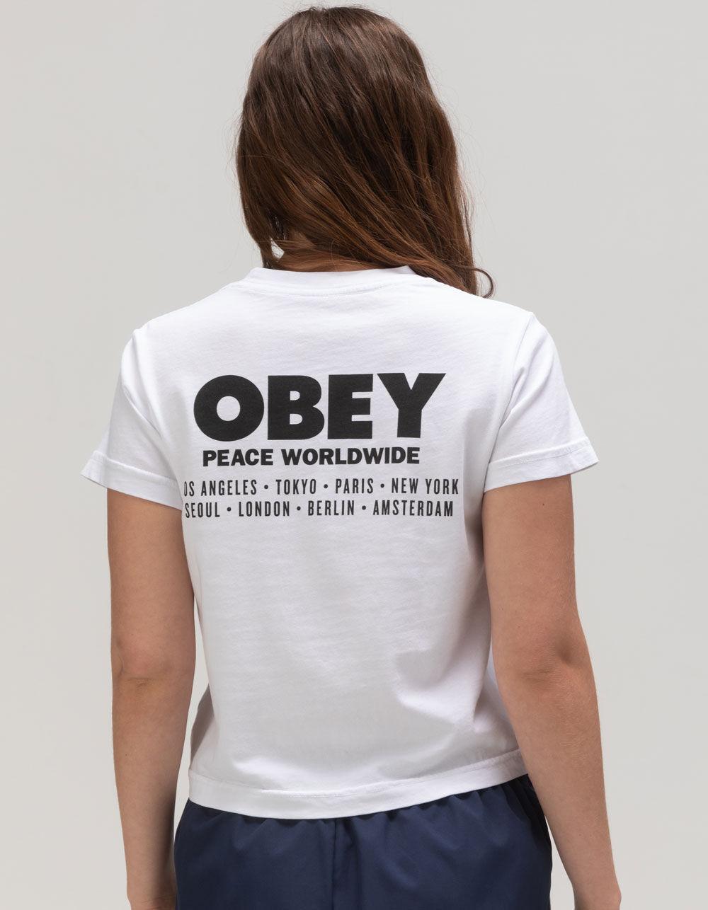 OBEY Peace Worldwide Womens Tee Product Image