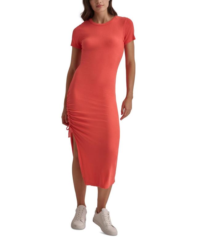 Dkny Sport Womens Rib-Knit Bodycon Midi Dress Product Image