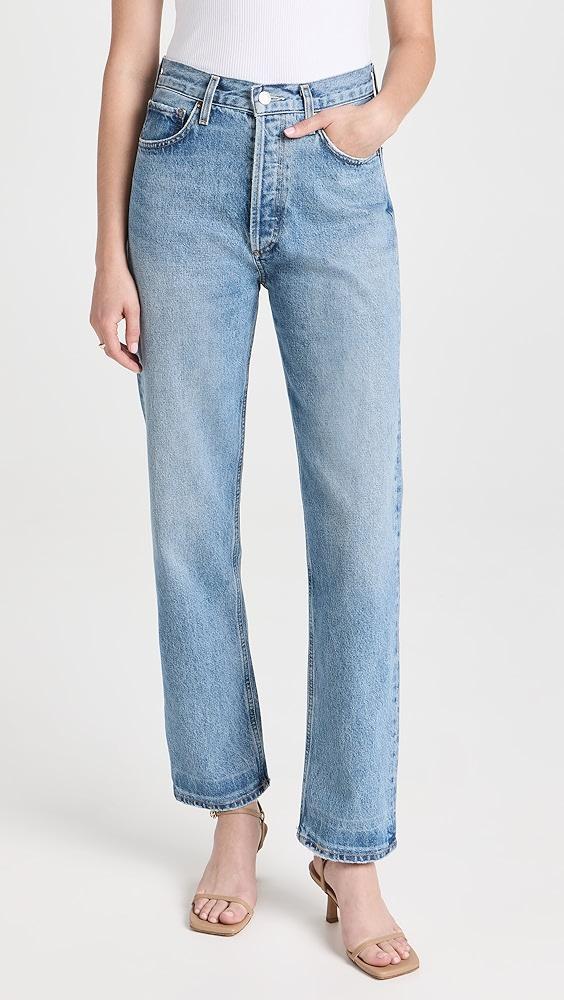 AGOLDE 90's Pinch Waist High Rise Straight Jeans | Shopbop Product Image