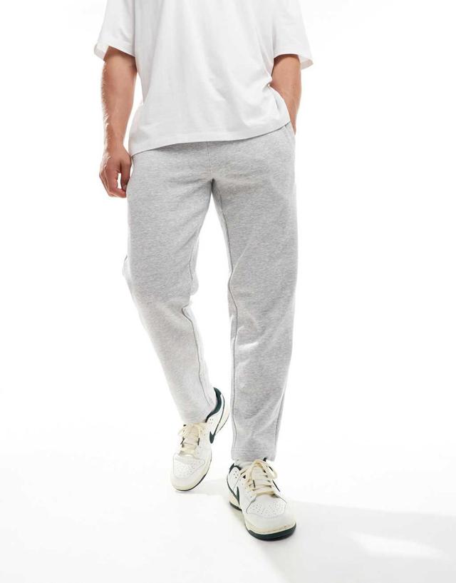 ONLY & SONS straight fit sweat sweatpants in light gray melange Product Image