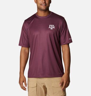 Columbia Men's Collegiate PFG Terminal Tackle Short Sleeve Shirt - Texas A&M- Product Image