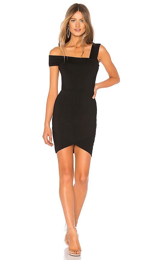 superdown Fallon Asymmetrical Mini Dress Size XS, XXS. Product Image