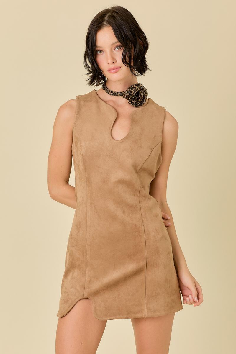 S/L Suede Mini Dress Product Image