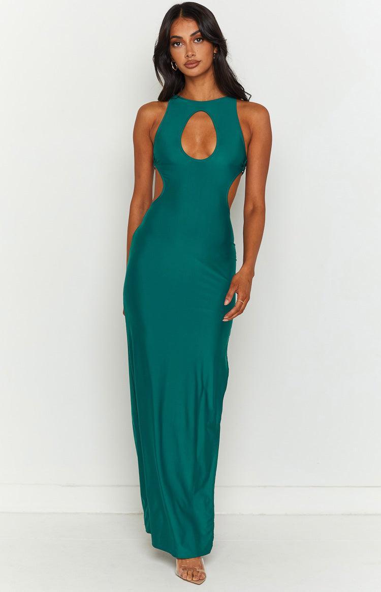 Blaire Green Maxi Dress Product Image