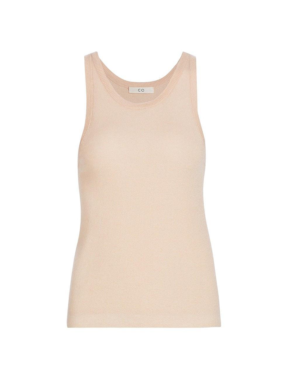 Womens Knit Cashmere Tank product image