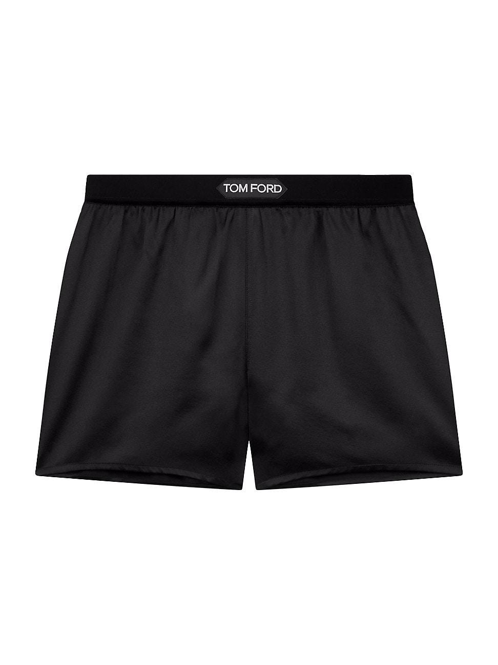 TOM FORD Stretch Silk Satin Pajama Shorts Product Image