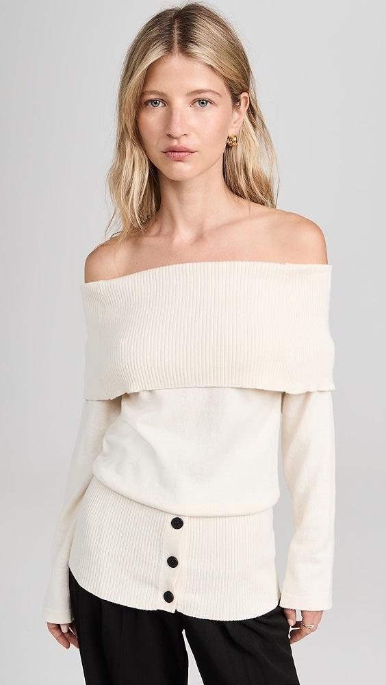 Pixie Market Louise Off The Shoulder Knit Top | Shopbop Product Image