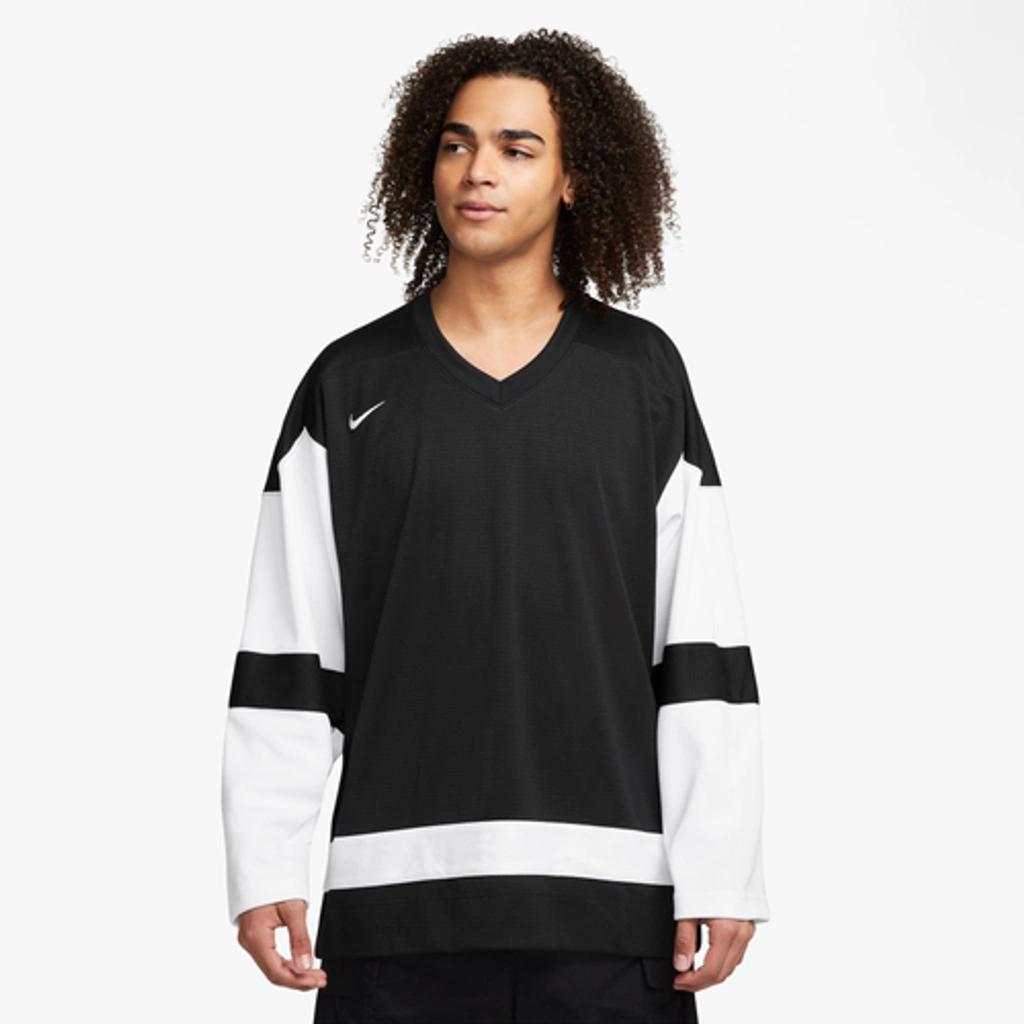 Mens  Authentic Hockey Jersey In Black/white Product Image