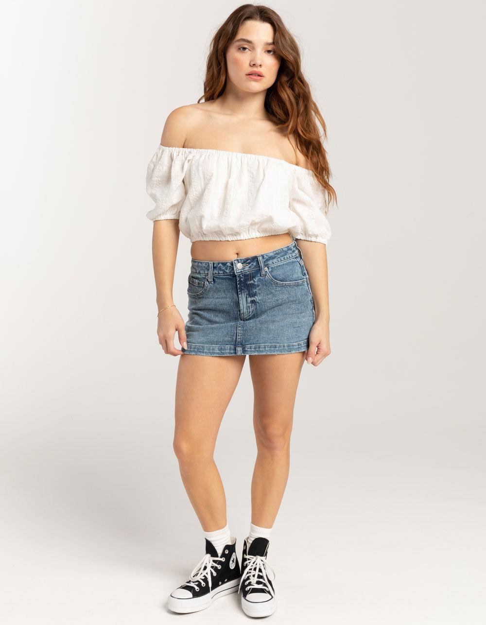 HURLEY Maggie Womens Off The Shoulder Top Product Image