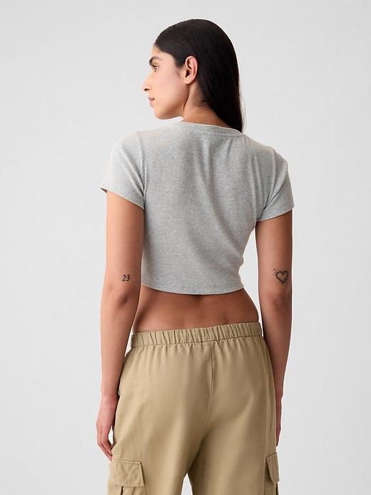 Modern Rib Cropped T-Shirt Product Image