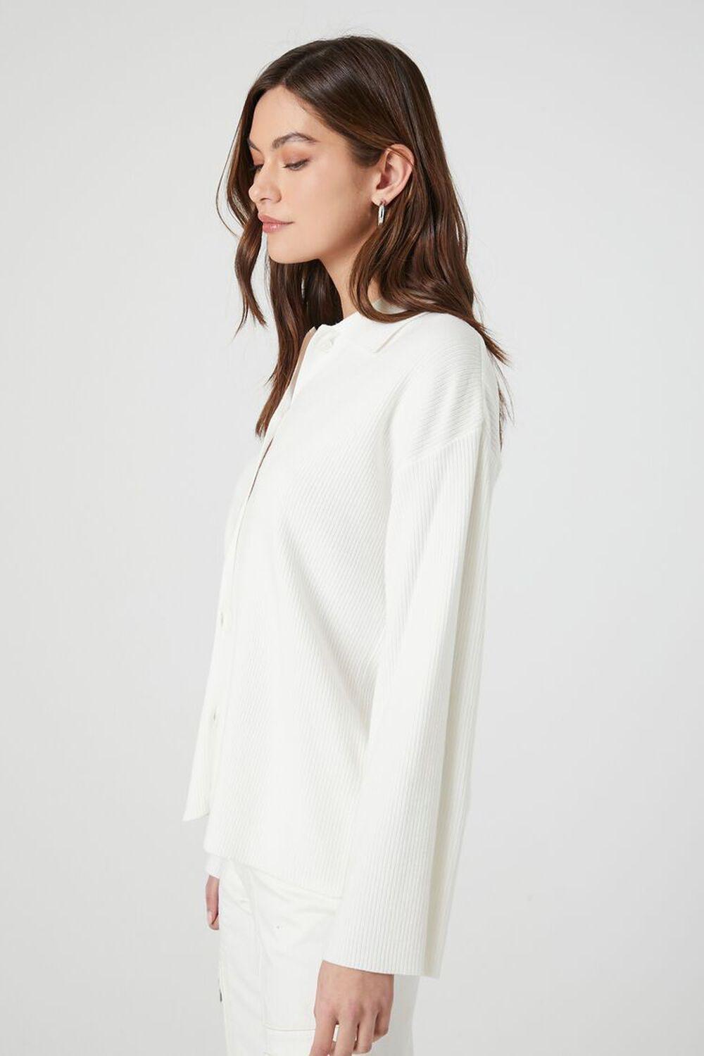 Ribbed Knit Long-Sleeve Shirt | Forever 21 Product Image