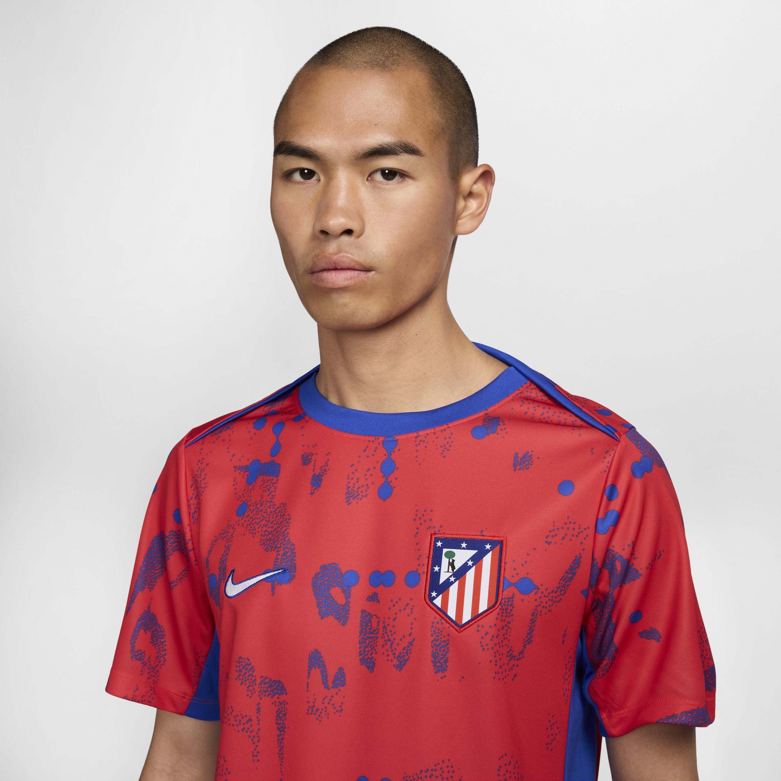 Atltico Madrid Academy Pro Nike Mens Dri-FIT Soccer Short-Sleeve Pre-Match Top Product Image