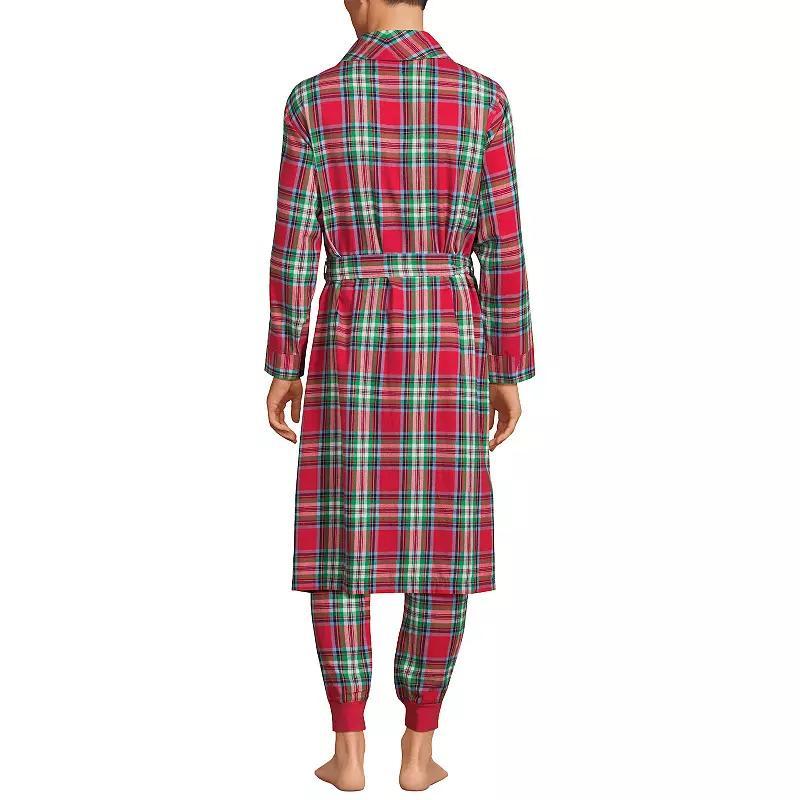 Mens Lands End Flannel Robe Product Image