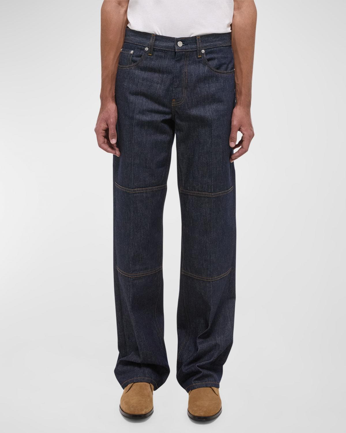 Mens Raw Denim Carpenter Jeans Product Image