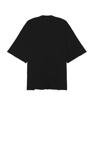 Tommy T Oversized Cotton-jersey T-shirt In Black Product Image