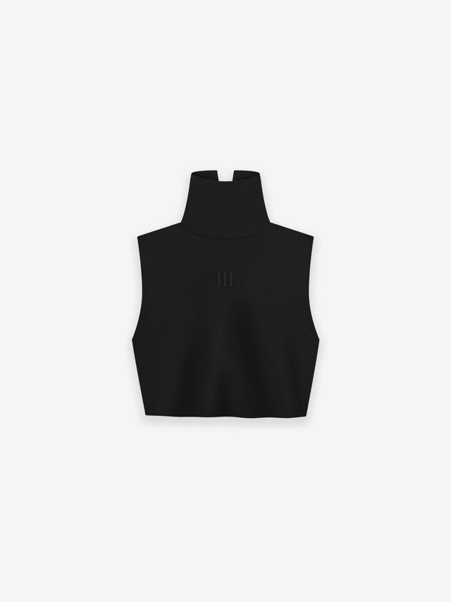 Womens High Neck Crop Top Female Product Image