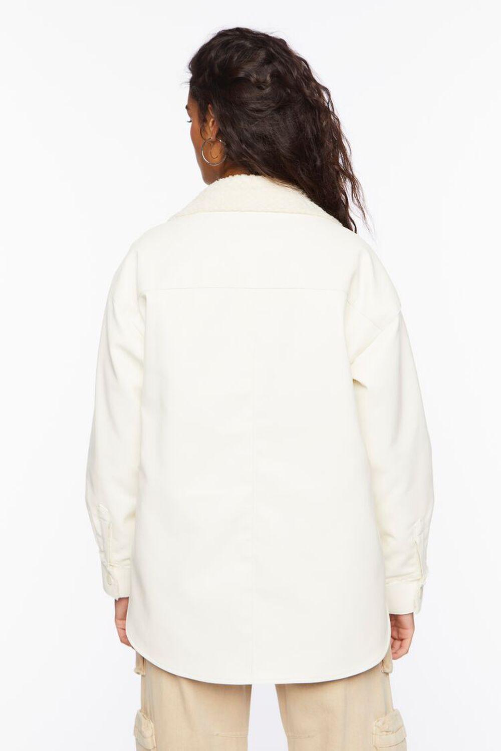 Faux Leather & Faux Shearling Jacket | Forever 21 Product Image