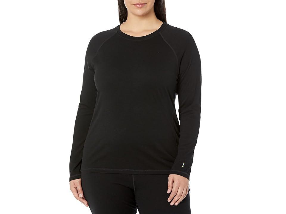 Smartwool Women's Classic Thermal Merino Base Layer Crew Top Black Cherry Heather Product Image