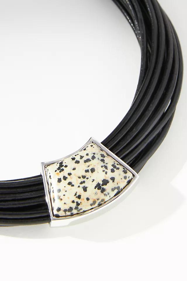 Metal Loop Cord Necklace Product Image