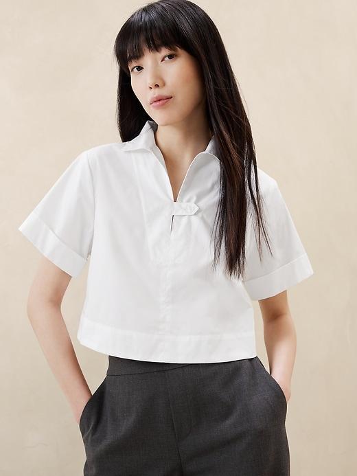 Poplin Cropped Top Product Image