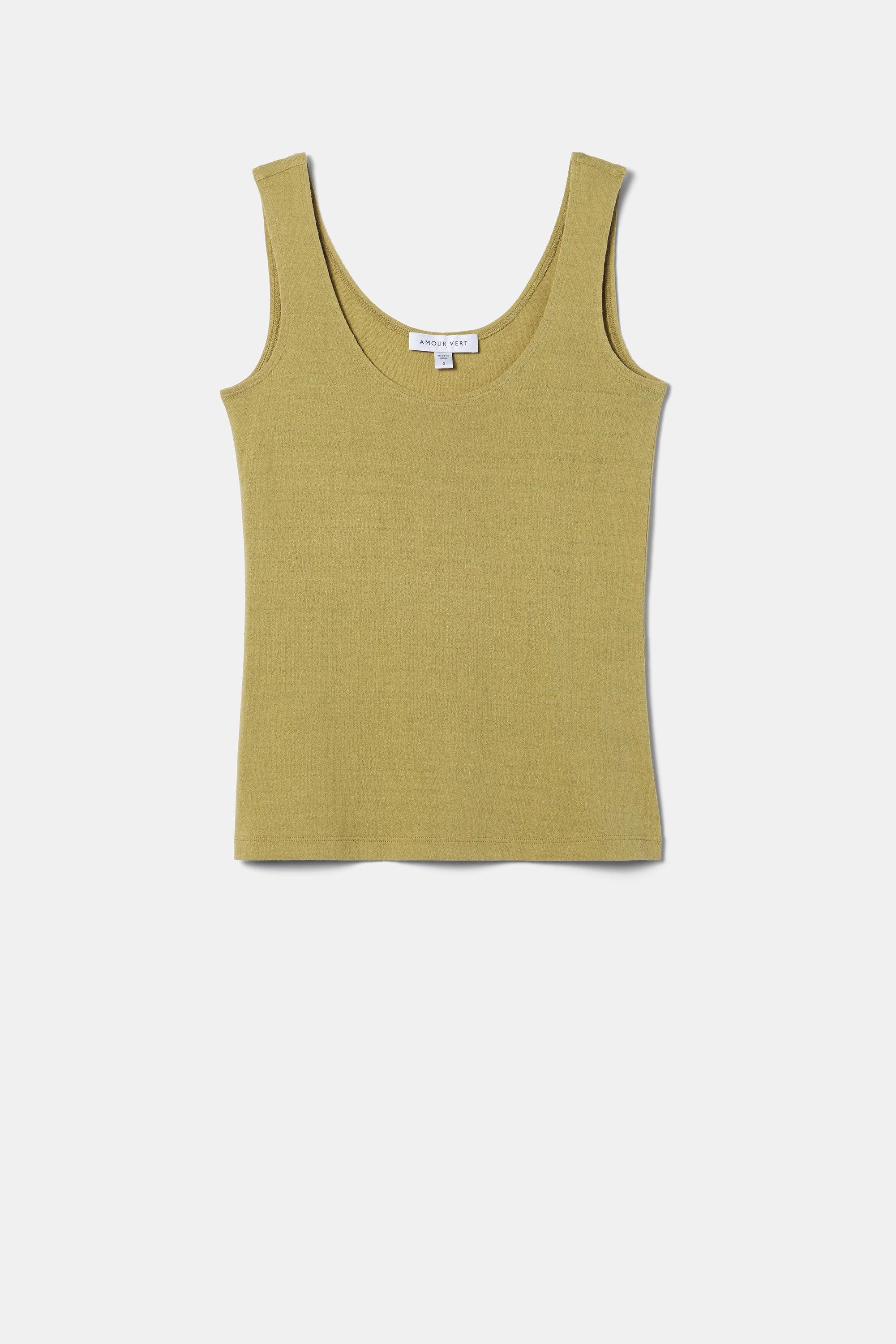 Clarisse Silk Knit Tank - Elm Product Image