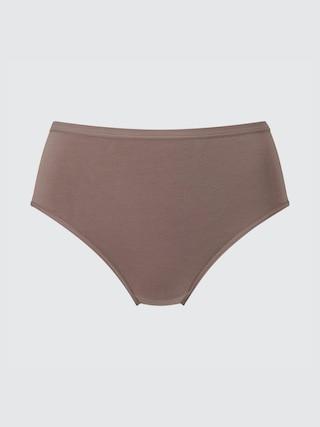 Womens High-Rise Briefs Brown XS UNIQLO US Product Image